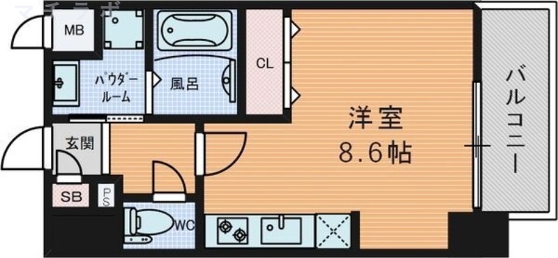 7階の間取り図