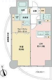 6階の間取り図