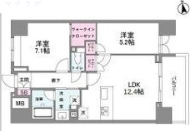13階の間取り図