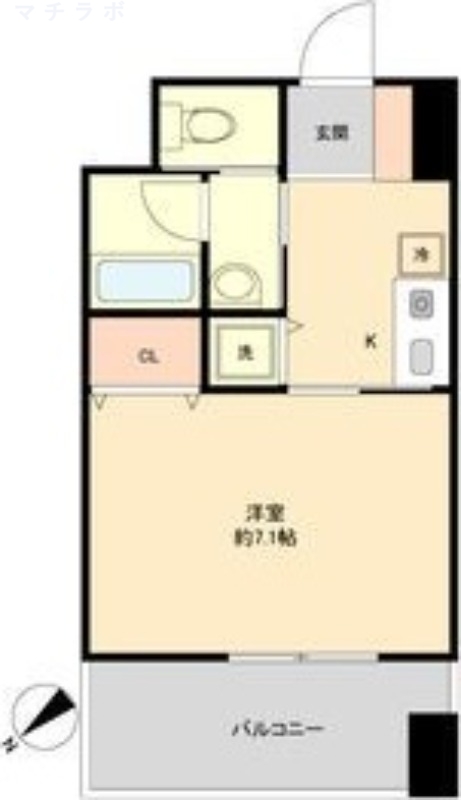 2階の間取り図