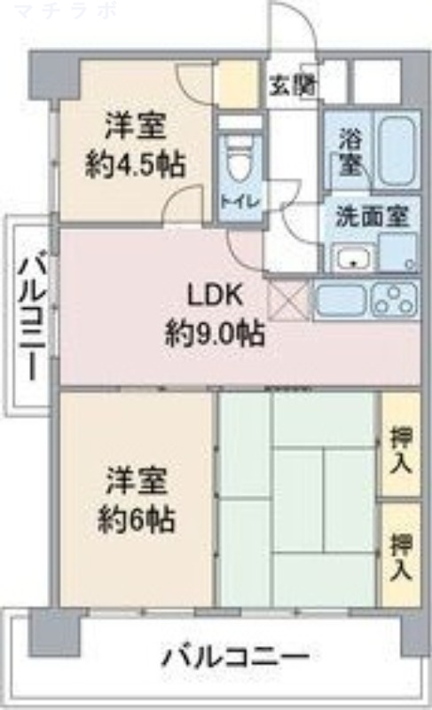 3階の間取り図