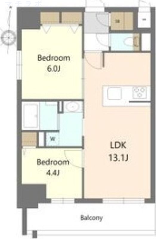 5階の間取り図