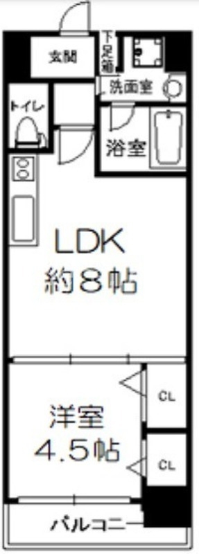 5階の間取り図
