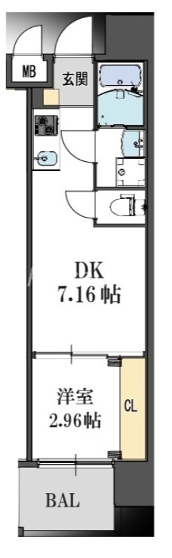 9階の間取り図