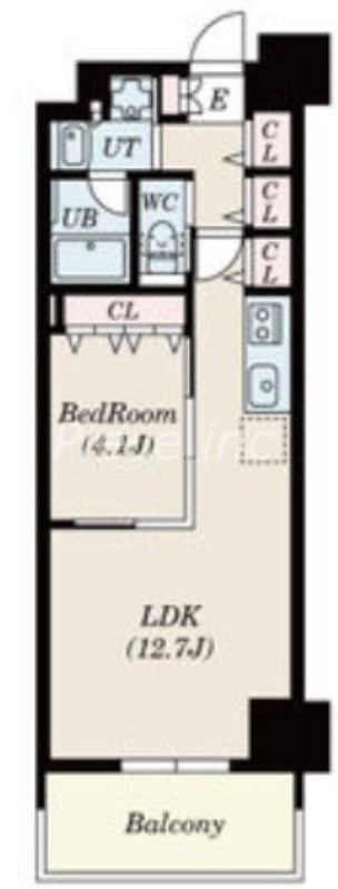 3階の間取り図