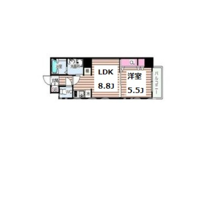 9階の間取り図