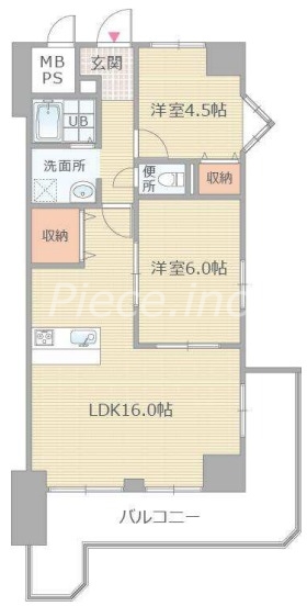 3階の間取り図