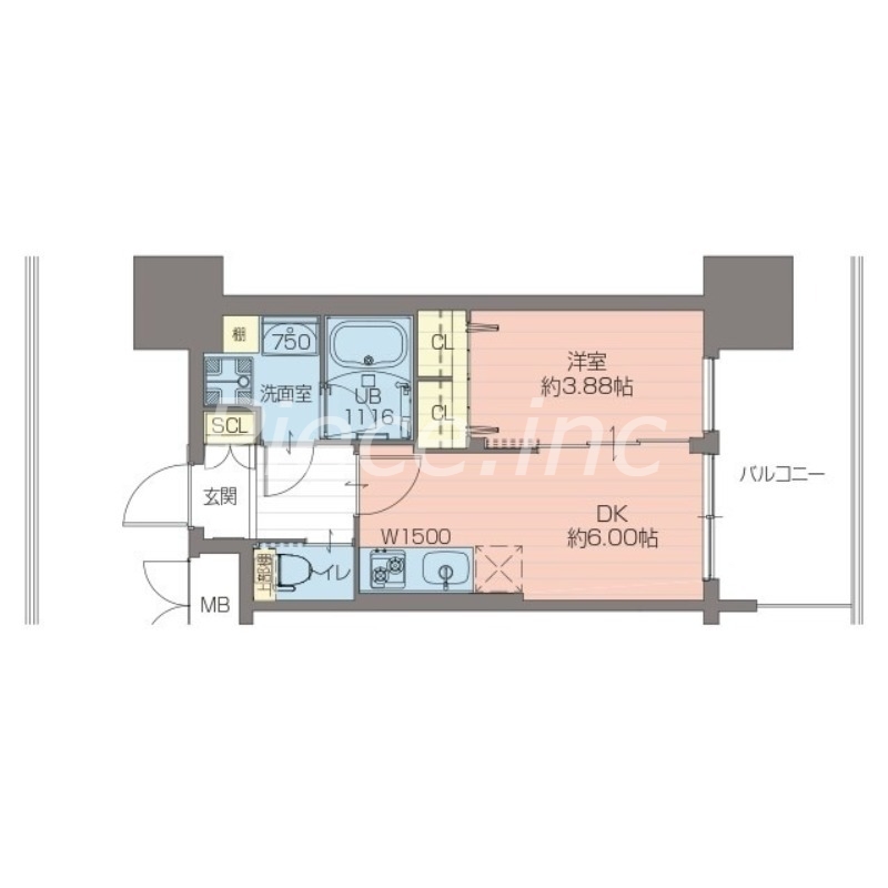 11階の間取り図