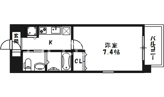 4階の間取り図