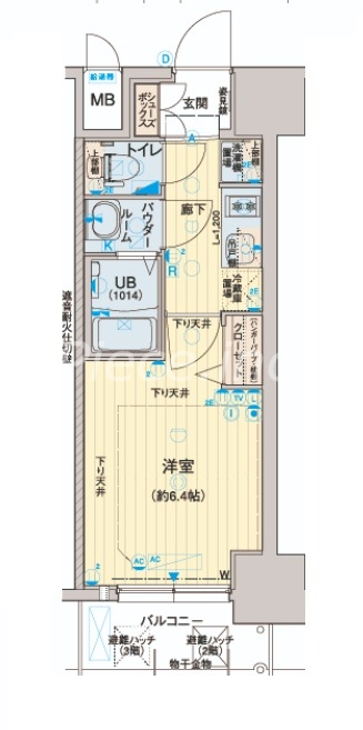 5階の間取り図