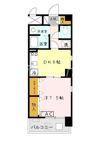 7階の間取り図