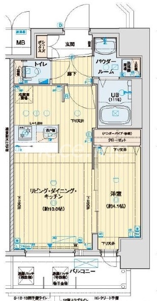 5階の間取り図