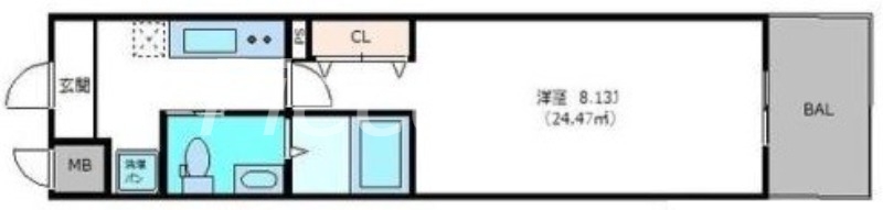 4階の間取り図
