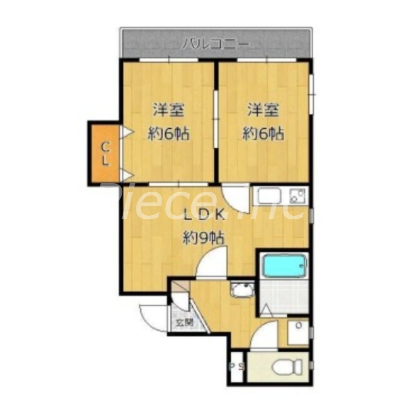 4階の間取り図