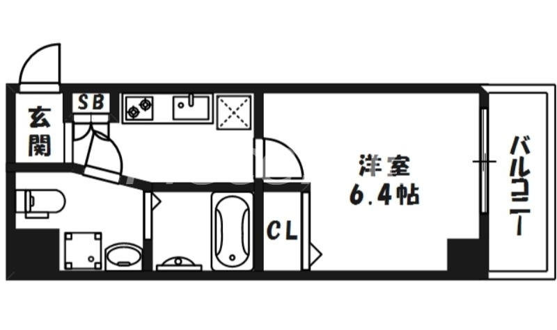 6階の間取り図