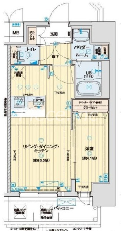 11階の間取り図