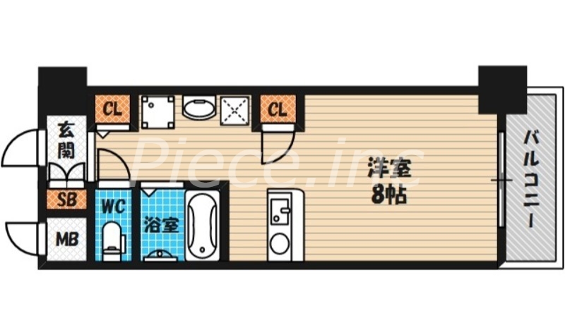 4階の間取り図