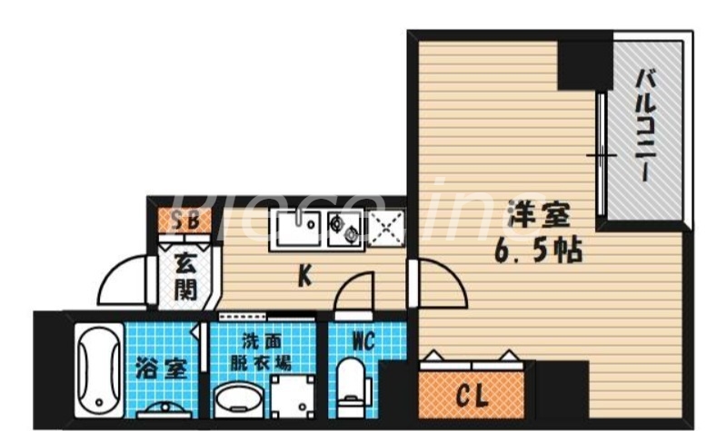 7階の間取り図