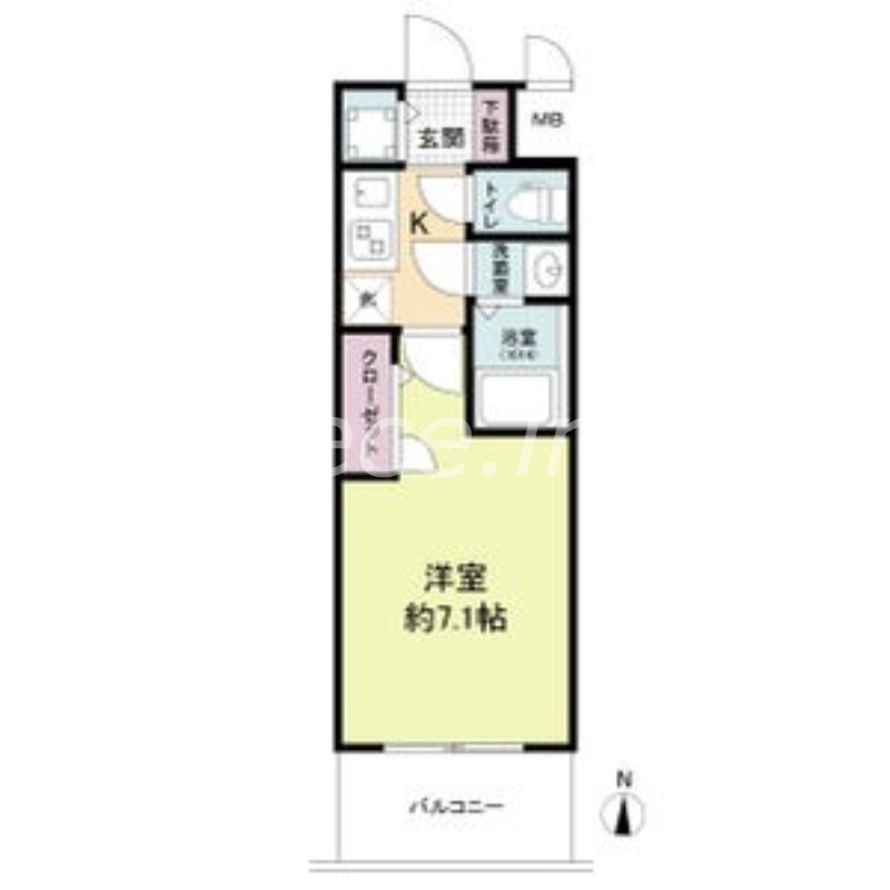 7階の間取り図