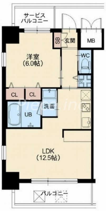 14階の間取り図