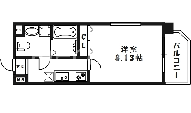 9階の間取り図