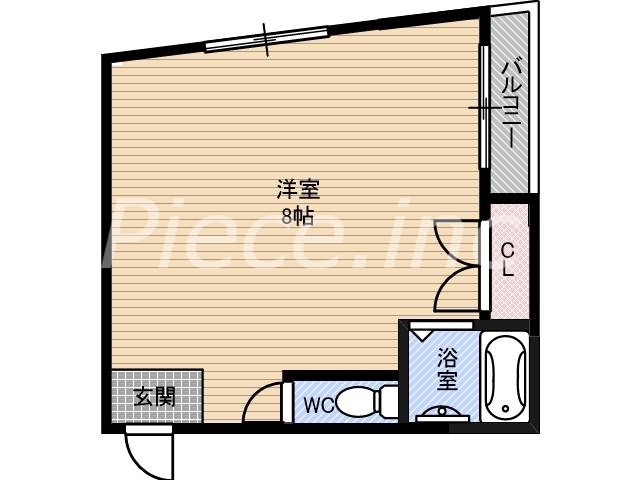 2階の間取り図