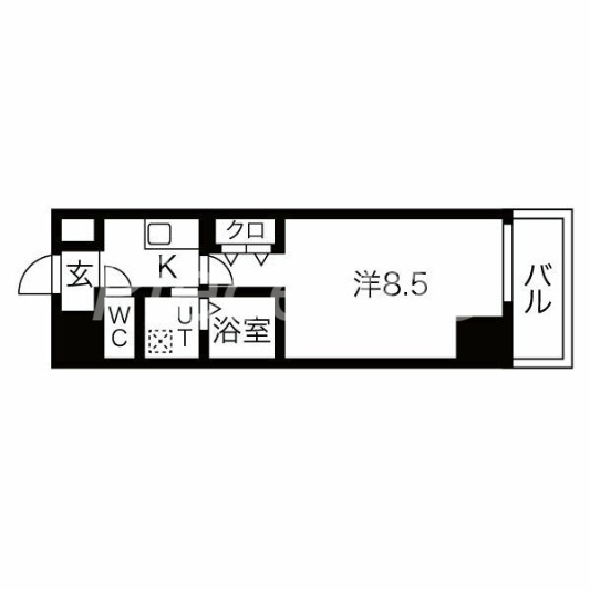 9階の間取り図