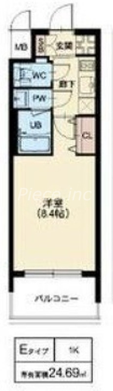 2階の間取り図