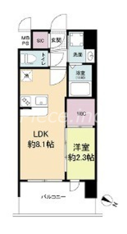 12階の間取り図