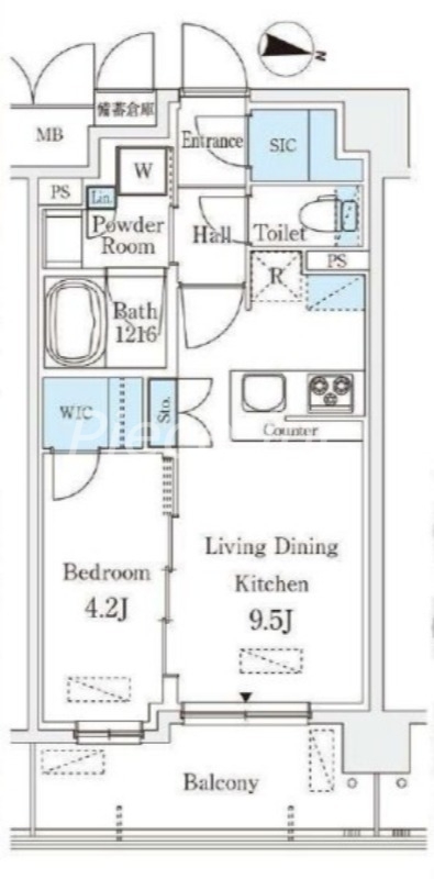10階の間取り図