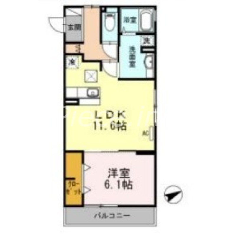 3階の間取り図
