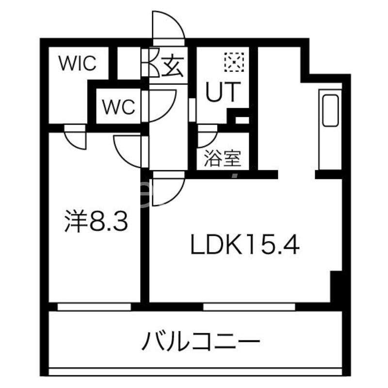 1階の間取り図