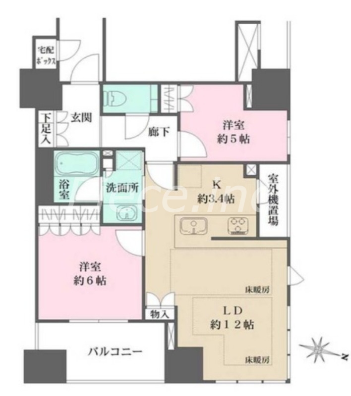 11階の間取り図