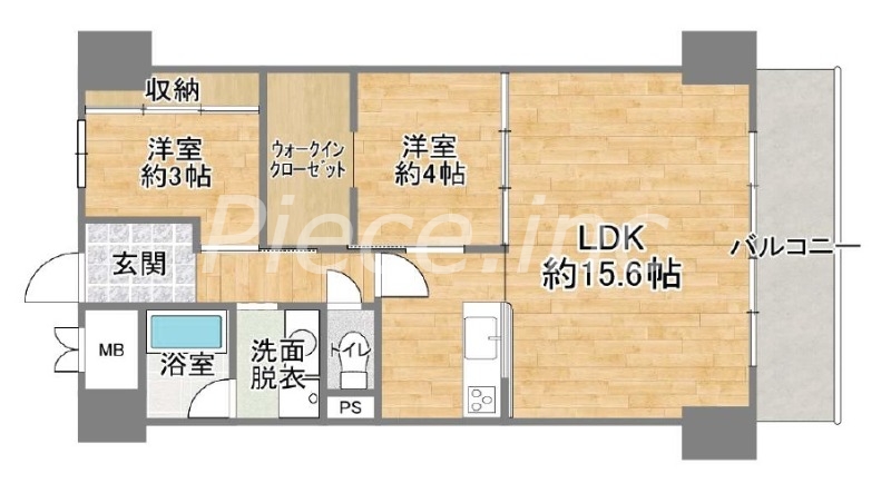 8階の間取り図