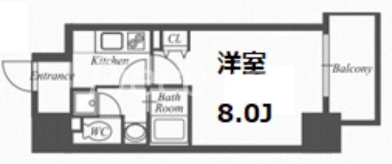 4階の間取り図