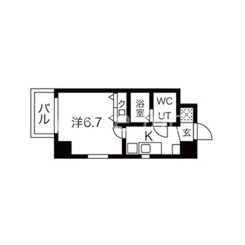 2階の間取り図