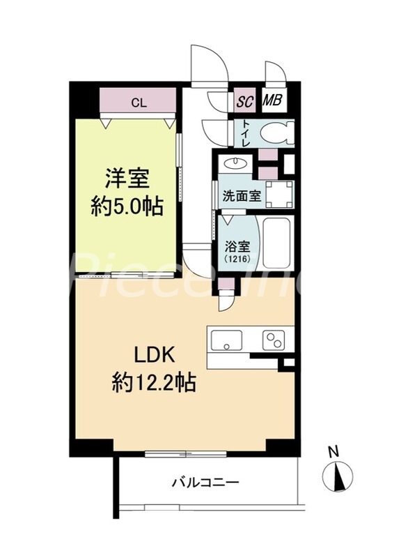 1階の間取り図