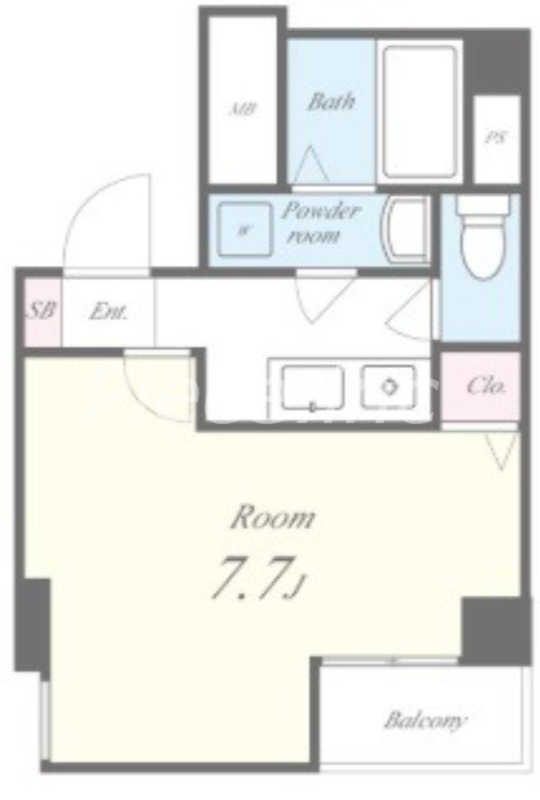 7階の間取り図