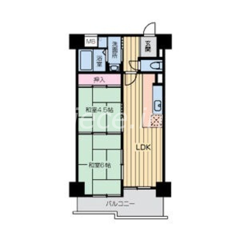 6階の間取り図