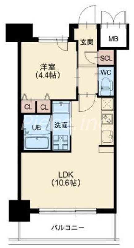 9階の間取り図