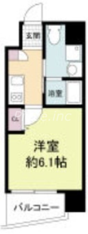 6階の間取り図