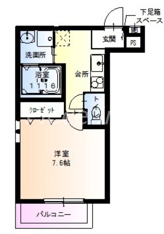 1階の間取り図