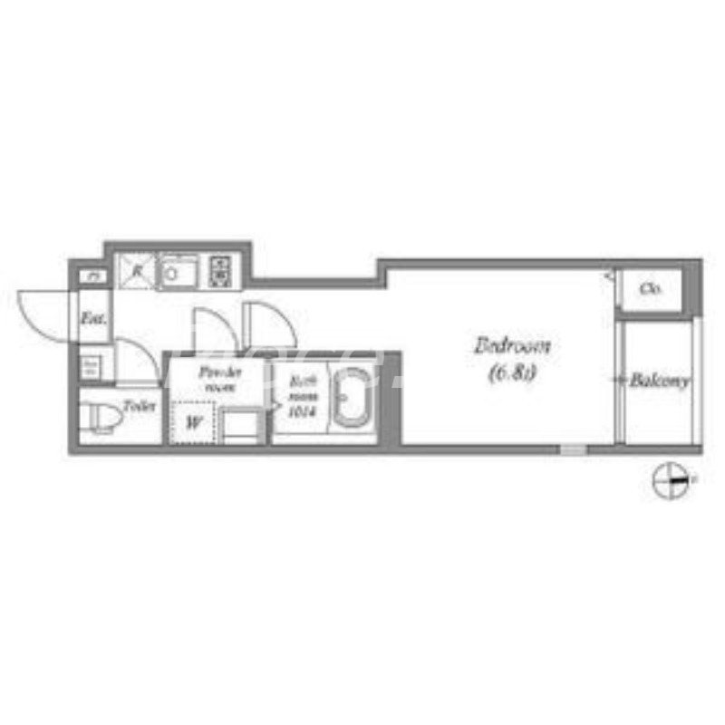 2階の間取り図