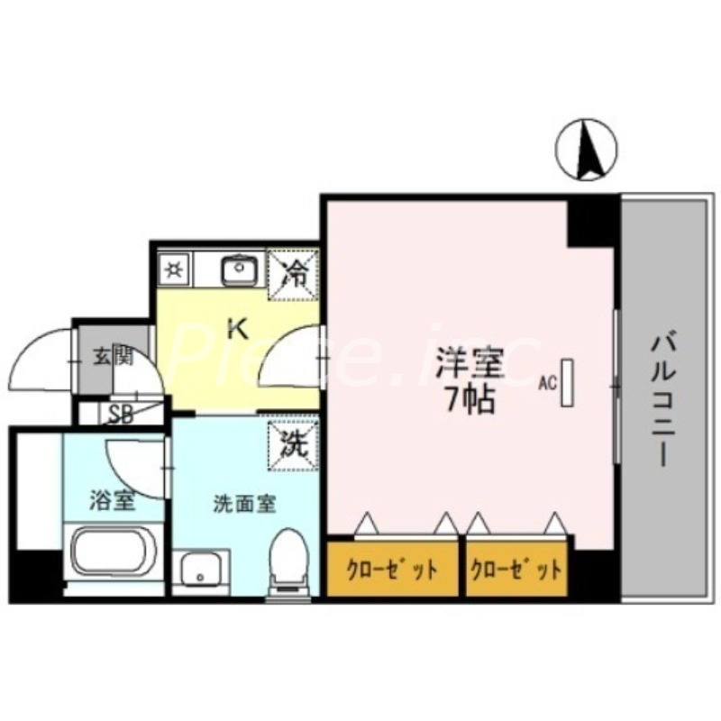 3階の間取り図