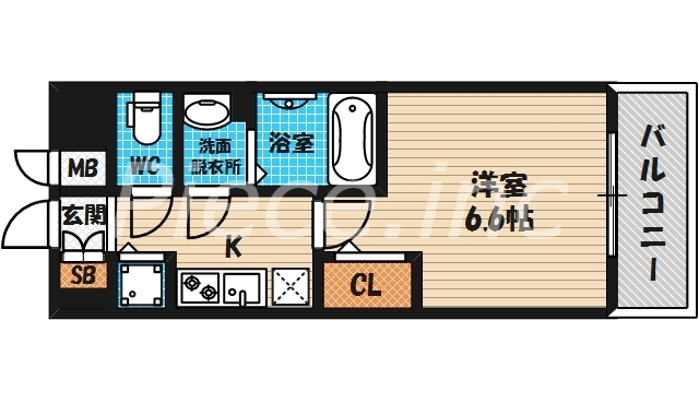 3階の間取り図