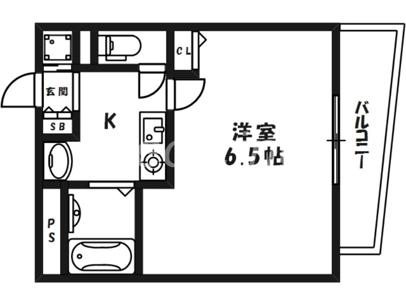 7階の間取り図