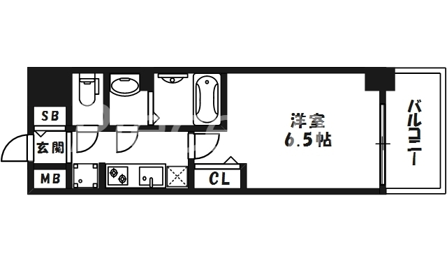 5階の間取り図