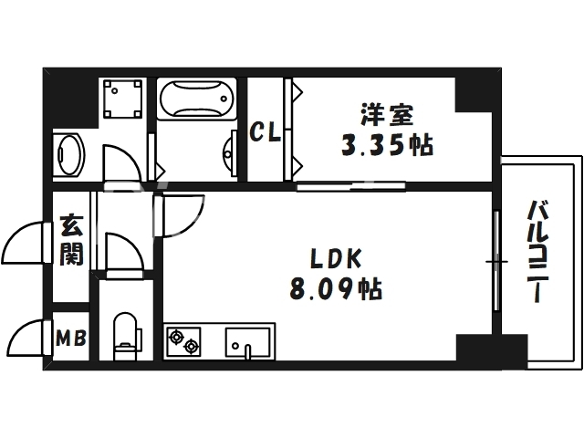 6階の間取り図