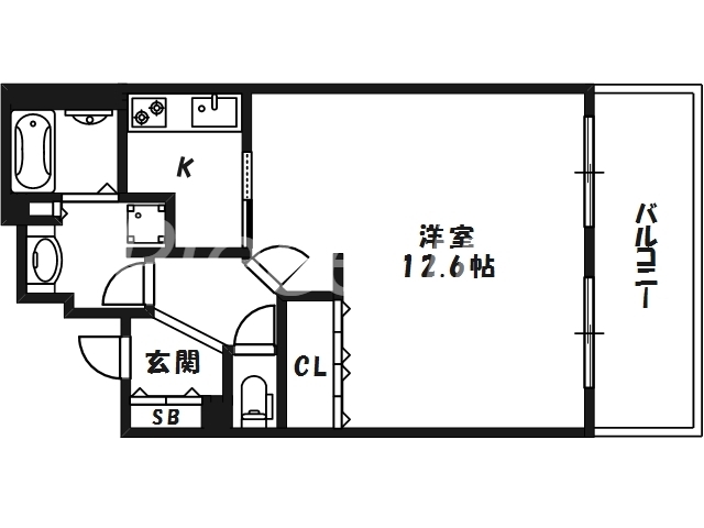 2階の間取り図
