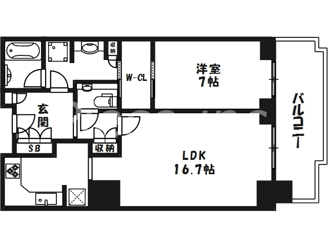 3階の間取り図
